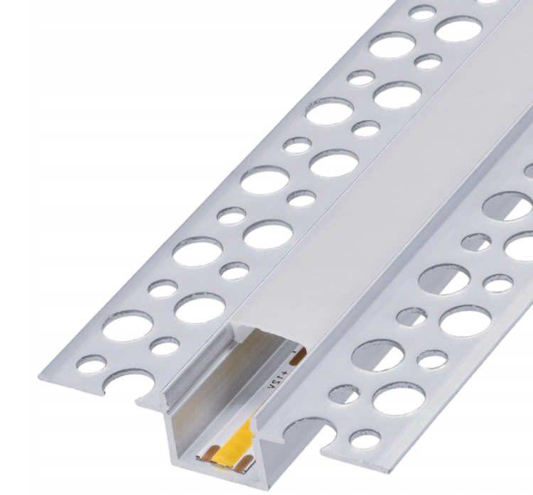 5x Profil LED Do Regips Aluminiowy Płyt Gipsowych Wpuszczany 3m Anodowany