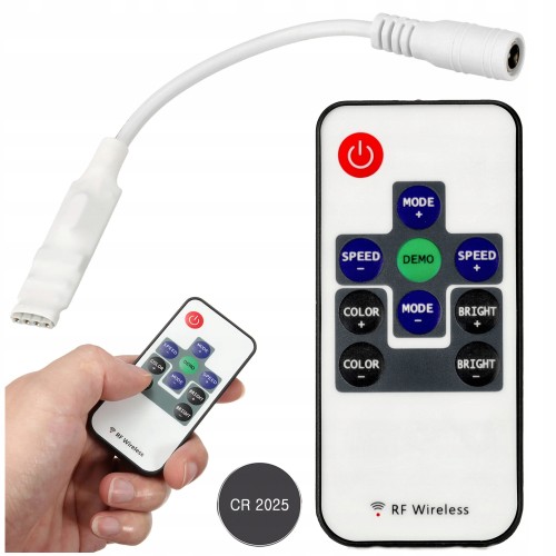 Sterownik Ściemniacz Do Taśmy LED 5-24V 6A RF PILOT Kontroler Do Taśmy Mono