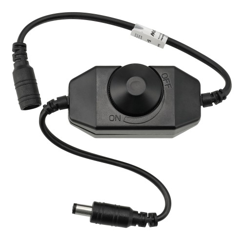 Ściemniacz Sterownik LED Do Taśmy 12V 24V Z Potencjometrem Regulowany 6A