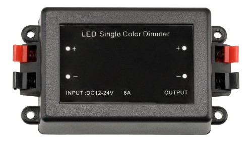 Ściemniacz Sterownik LED Do Taśmy 12V 24V MONO Kontroler z Pilotem 8A 96W