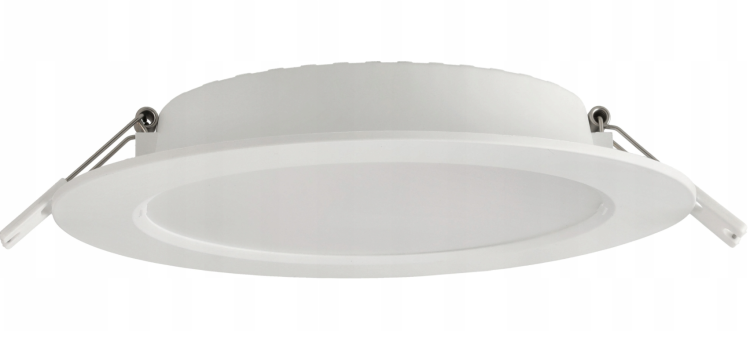 Panel Plafon Sufitowy LED Podtynkowy Wpuszczany Okrągły 12W 1200lm Biały