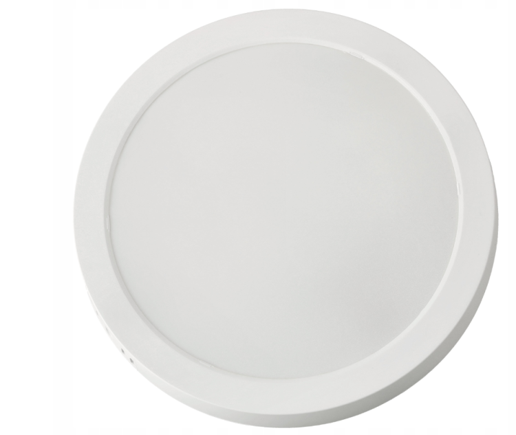 Plafon LED Lampa Sufitowa Natynkowa 18W 1980lm 4000K Biała Okrąg