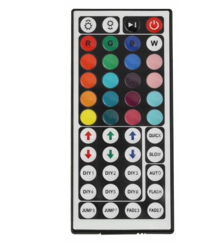 Sterownik Pilot Do Taśm LED RGB 6A 72W Kontroler IR44 Na Podczerwień 5-24V