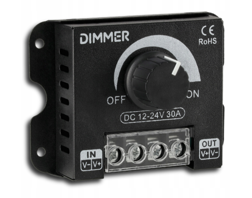 Ściemniacz do taśm LED 12–24V DC Manualny 30A