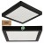 Plafon LED Lampa Sufitowa Natynkowa 24W 2640lm 4000K Czarna Kwadrat