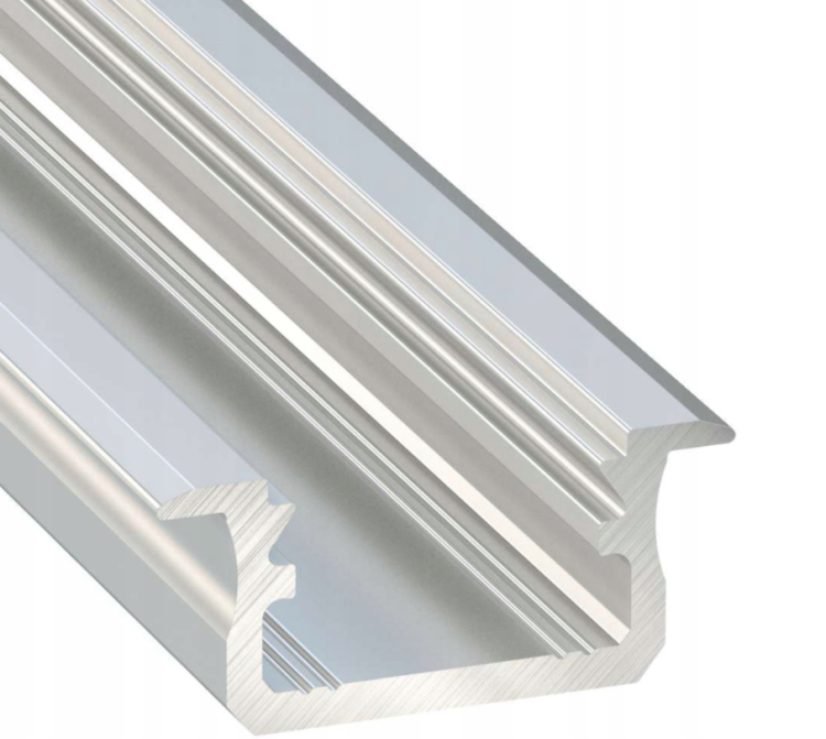 5x Profil LED Surowy Anodowany 3m 300cm Wpuszczany Premium Typ B Lumines