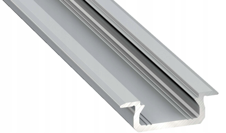5x Profil LED Srebrny Anodowany 3m 300cm Wpuszczany Aluminiowy Typ Z LUMINES