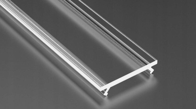 5x Klosz Transparetny Do Profili 3m A, B, C, D, G, H, Y, Z, W, U, J Lumines