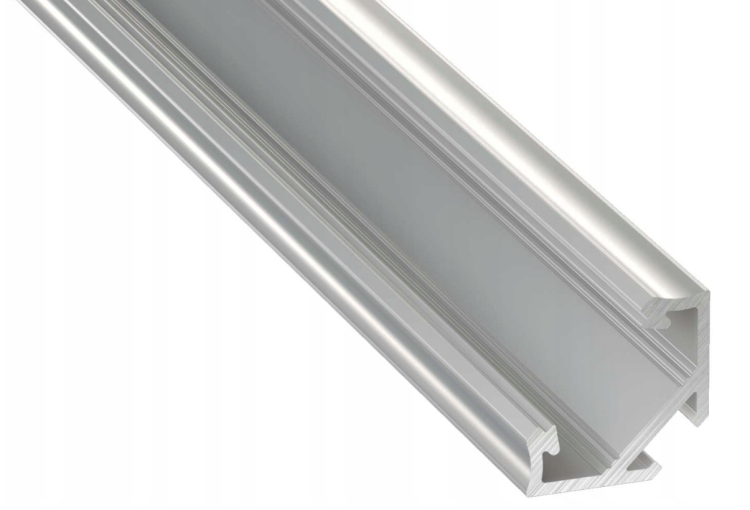 5x Profil LED Surowy Rogowy Narożny 3m 300cm Nawierzchniowy Premium B Lumines
