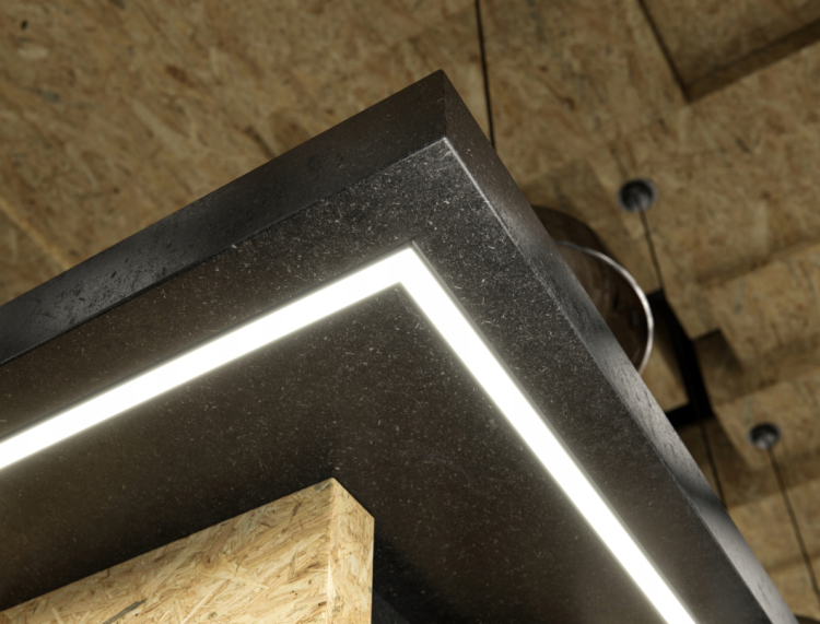 5x Profil LED Srebrny Anodowany 3m 300cm Wpuszczany Premium Typ B Lumines