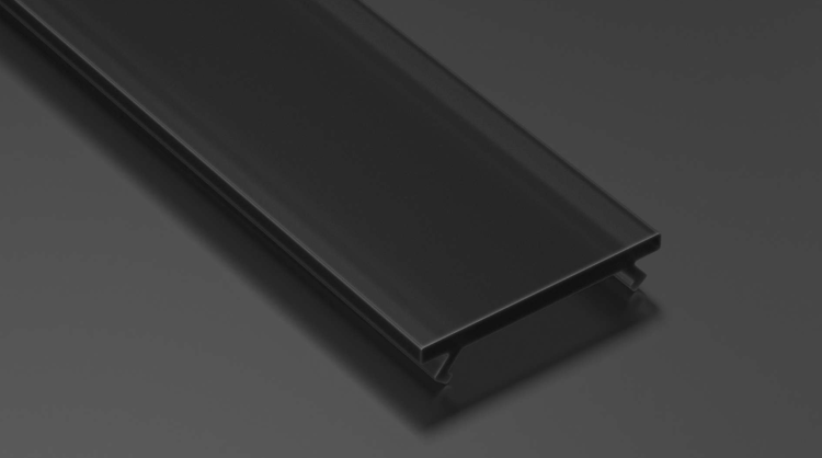 5x Klosz Czarny 3m Do Profili A, B, C, D, G, H, Y, Z, W, J Lumines PMMA Basic