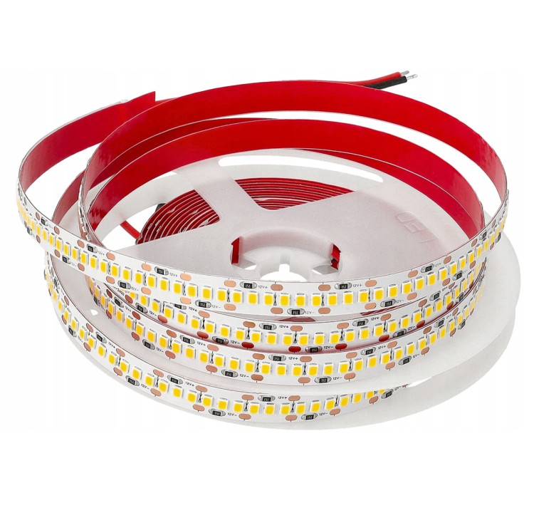 Taśma LED - 12V - 5m - 120W - IP20 - biała ciepła - MOCNA
