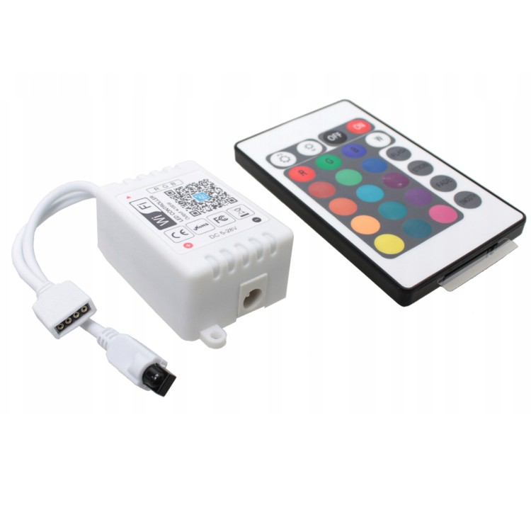 STEROWNIK LED RGB WiFi IR24 8A 96W Alexa