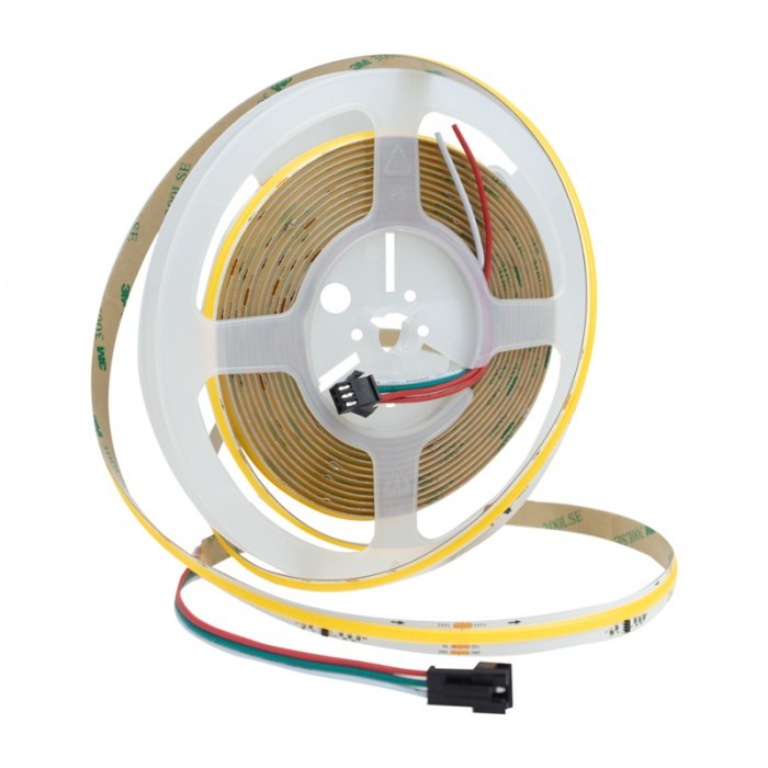 Taśma LED Cyfrowa COB 24V 5m 65W 4000K 1170lm Digital Efekt Płynącej Wody