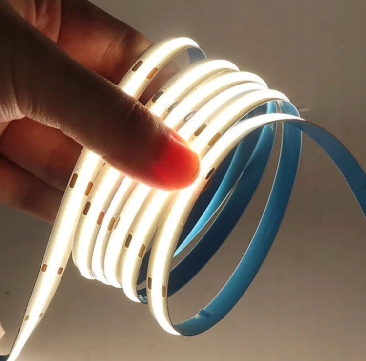 Zestaw Taśma LED 10m COB Neon 12V 320 diod 120W JASNE MOCNE ŚWIATŁO 8mm
