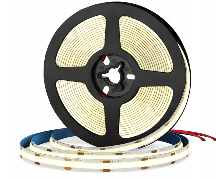 Zestaw Taśma LED 10m COB Neon 12V 320 diod 120W JASNE MOCNE ŚWIATŁO 8mm