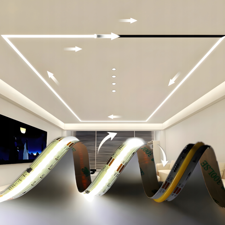 Taśma LED Cyfrowa COB 24V 5m 65W 3000K 1170lm Digital Efekt Płynącej Wody