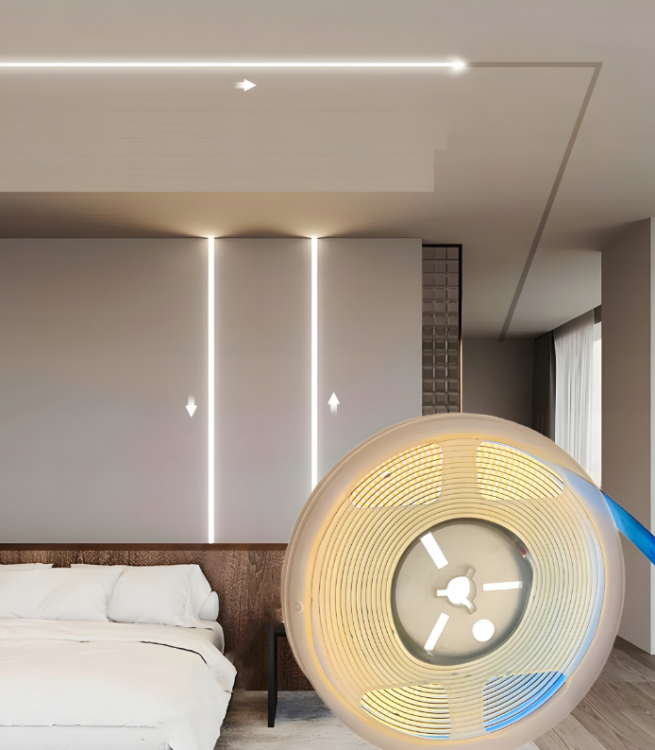 Taśma LED Cyfrowa COB 24V 5m 65W 3000K 1170lm Digital Efekt Płynącej Wody