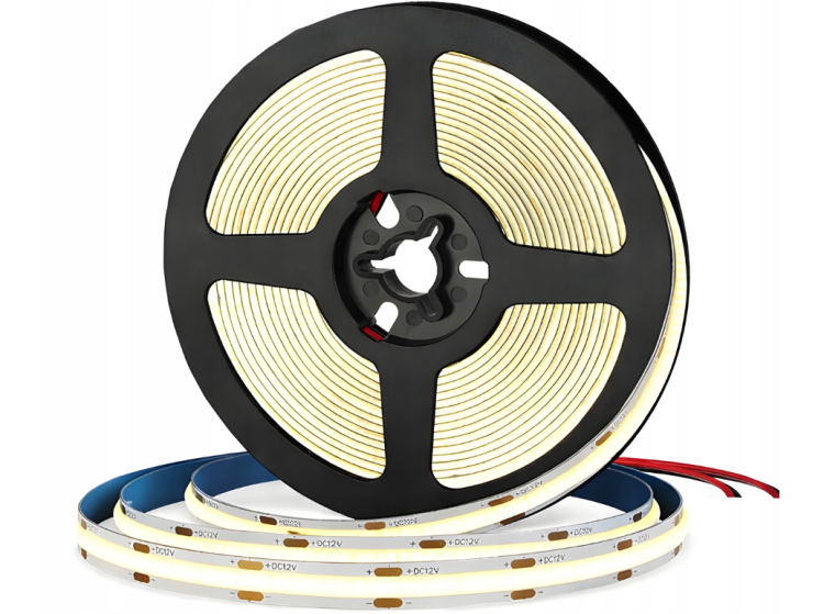 Zestaw Taśma LED Neon COB 12V 10m 4000K NEUTRALNA ZASILACZ 120W STEROWNIK