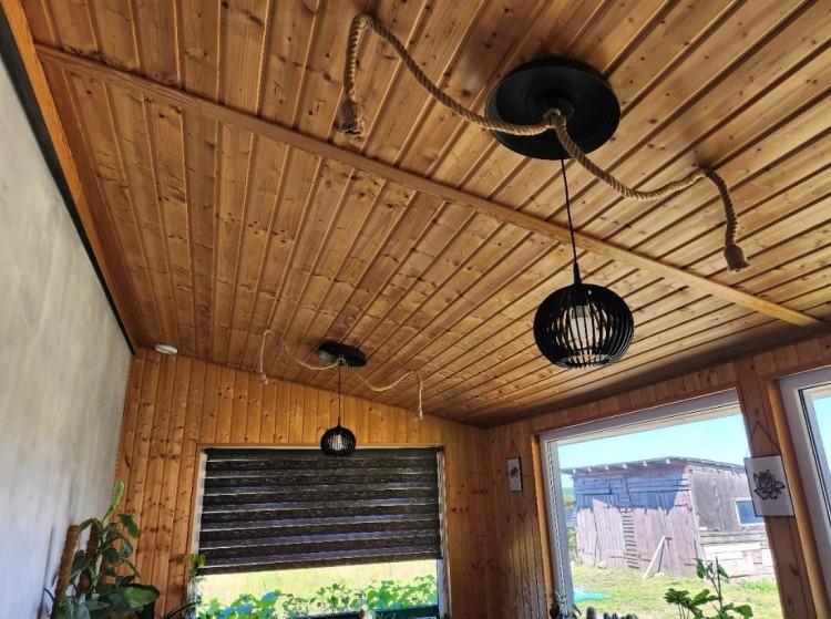 Klosz Do Lampy Na Żyrandol Lampkę Drewniana Kula Gęsta Drewniany Czarny