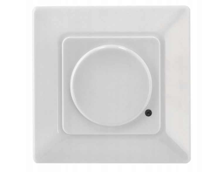Czujnik Ruchu Mikrofalowy Wpuszczany 180° Biały Max 600W Czujka LED 230V