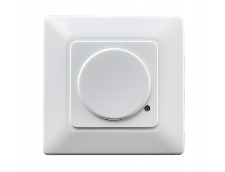Czujnik Ruchu Mikrofalowy Wpuszczany 180° Biały Max 600W Czujka LED 230V