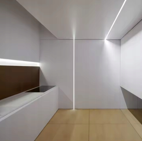 Profil LED Aluminiowy Do Płyt GK Gipsowych 3m Wpuszczany Regips Anodowany