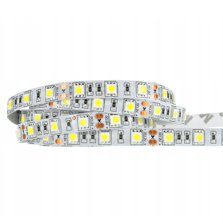Taśma LED 12V - 14W/m - IP20 - 5M - barwa zimna