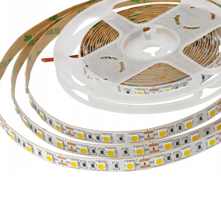 Taśma LED 12V - 9,6W/m - IP20 - 1M - barwa neutralna