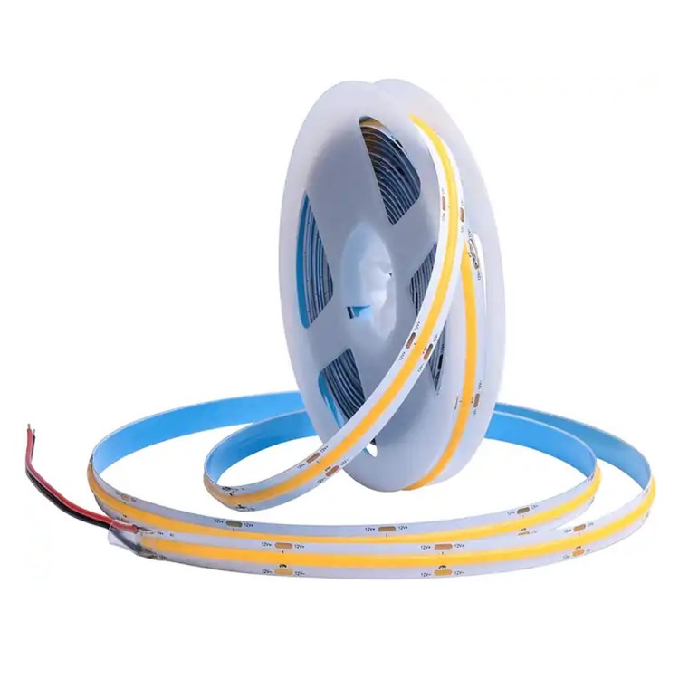 Taśma LED COB 10W/m 12V IP20 5m - biała ciepła