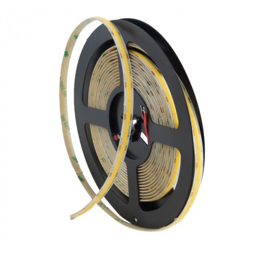 Taśma LED COB 12V 45W wodoodporna 5m - biała zimna