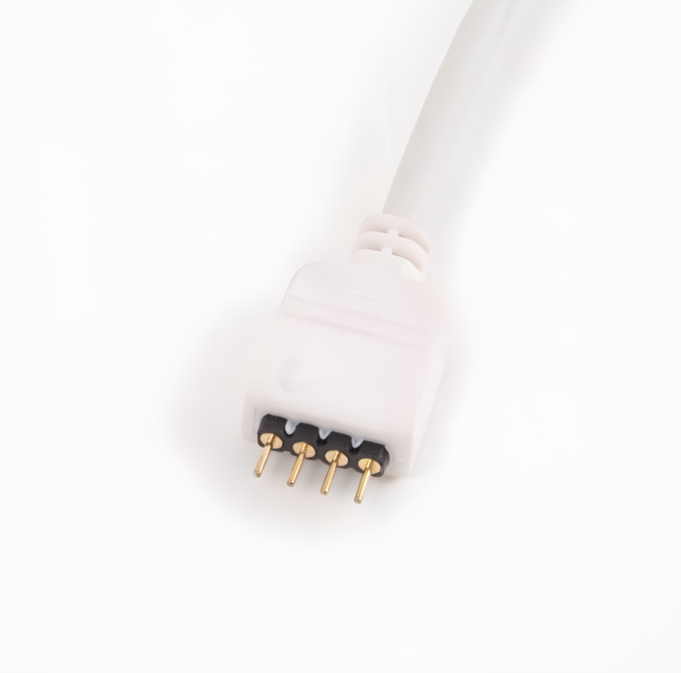 Złączka LED RGB 10mm do podłączenia taśmy 4 piny/zatrzask Bez Lutowania