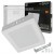 Plafon Lampa Sufitowa LED 12W 1200lm Natynkowa Oprawa Kwadratowa 4000K