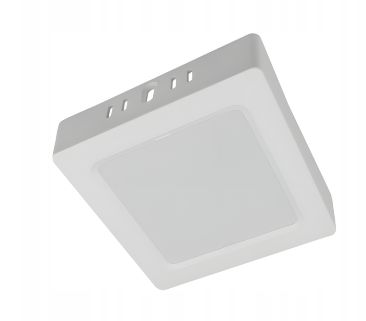 Plafon Lampa Sufitowa LED 12W 1200lm Natynkowa Oprawa Kwadratowa 4000K