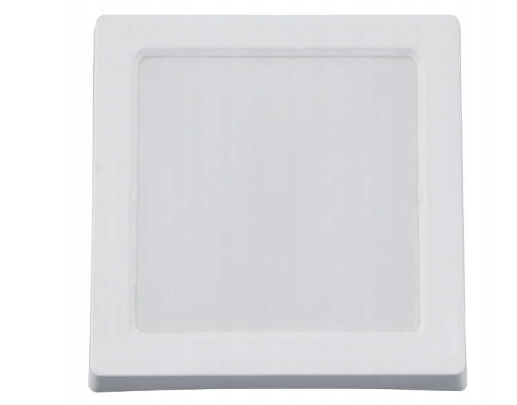 Plafon Lampa Sufitowa LED 12W 1200lm Natynkowa Oprawa Kwadratowa 4000K