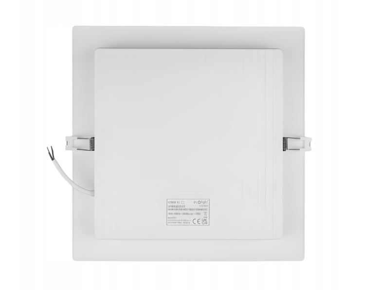 Lampa Podtynkowa LED Wpuszczana Plafon Sufitowy 24W 2640lm 4000K Biały