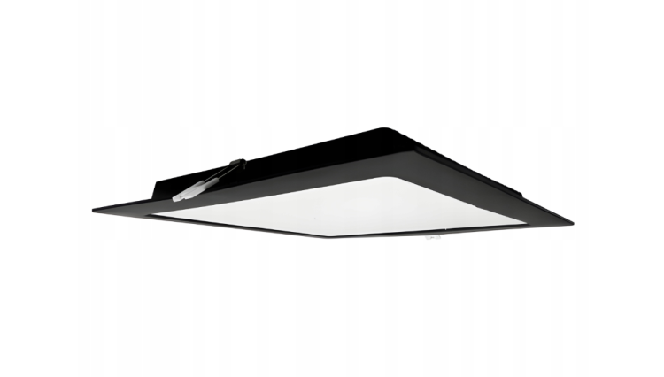 Lampa Podtynkowa LED Wpuszczana Plafon Sufitowy 24W 2640lm 4000K Czarna