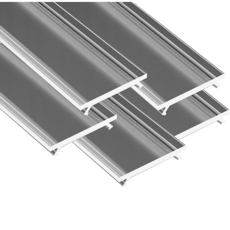 5x Klosz Transparetny Do Profili 3m A, B, C, D, G, H, Y, Z, W, U, J Lumines