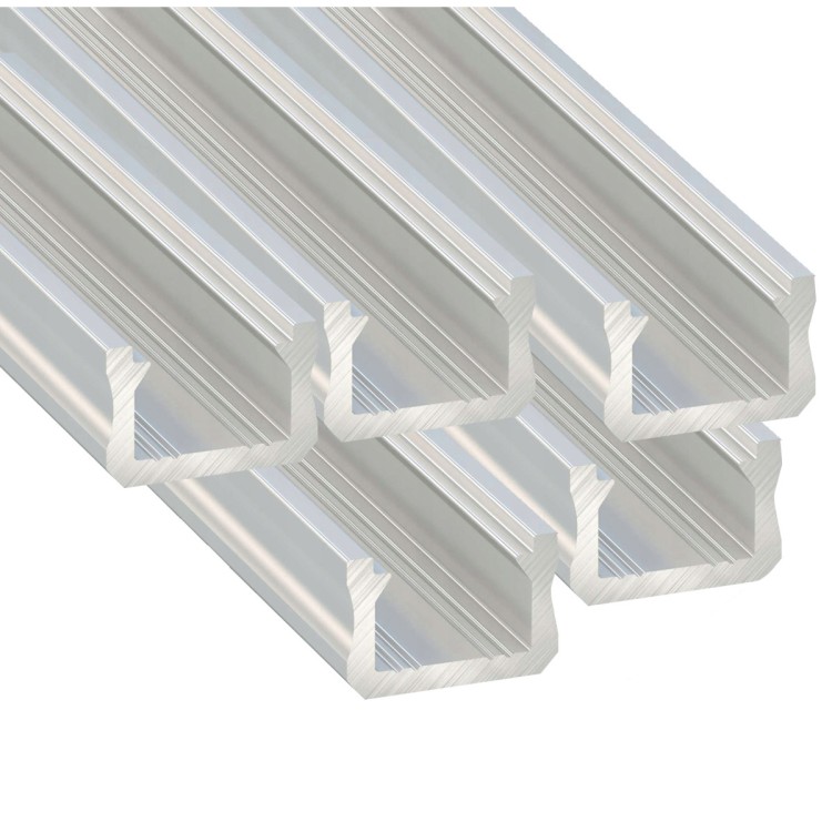 5x Profil LED Surowy Powierzchniowy 3m 300cm Natynkowy Premium Typ X Lumines