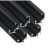 5x Profil LED Czarny Rogowy Narożny 3m 300cm Nawierzchniowy Premium B Lumines