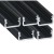5x Profil LED Czarny Anodowany 3m 300cm Nawierzchniowy Premium Typ A Lumines