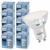 10x Żarówka LED GU10 PHILIPS 4,9W 550lm Barwa Ciepła 3000K Premium Żarówki