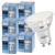 6x Żarówka LED GU10 PHILIPS 4,9W 550lm Barwa Ciepła 3000K Premium Zestaw