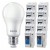 ZESTAW 10 sztuk. PHILIPS Żarówki PHILIPS LED E27 4.9W = 40W 470lm Barwa Ciepła 2700k LEDBulb A6