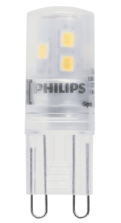 10x Żarówka LED G9 PHILIPS 1,9W 25W 220lm Barwa Ciepła 3000k Zestaw Żarówek