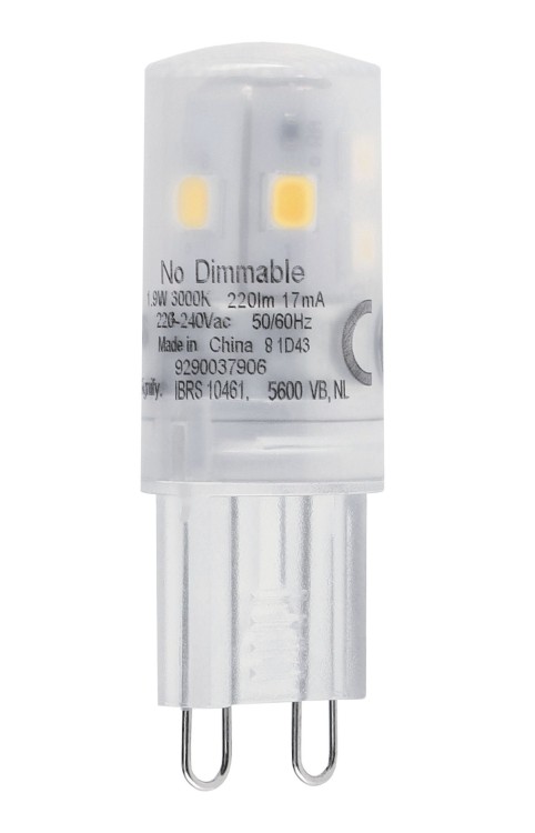 10x Żarówka LED G9 PHILIPS 1,9W 25W 220lm Barwa Ciepła 3000k Zestaw Żarówek