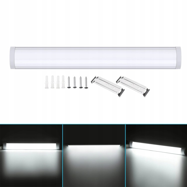 4x Panel Led Baten 120cm 40W CW 4800Lm Eco Light