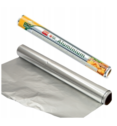 Folia Aluminiowa Spożywcza Mocna Gastronomiczna 20m x 29cm BEE 4x PACLAN