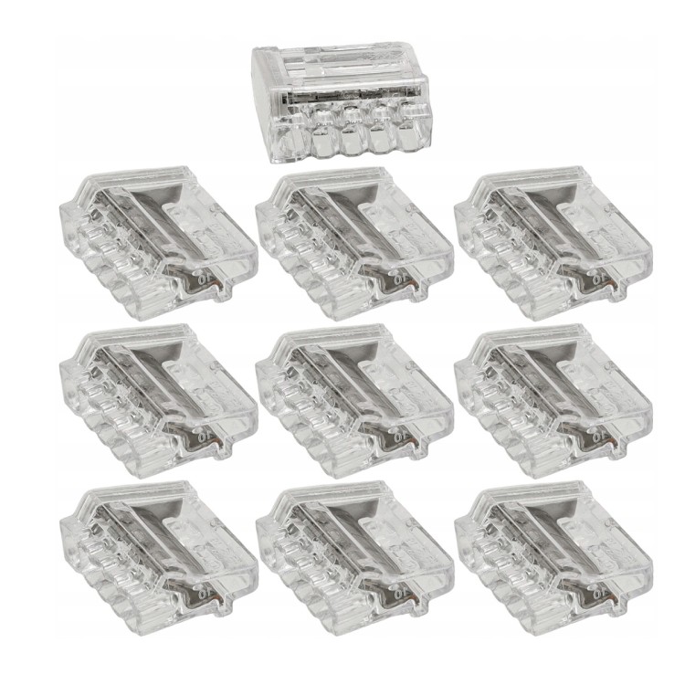 10x Złącze Kablowe Szybkozłączka 5x 2,5mm ZETAW