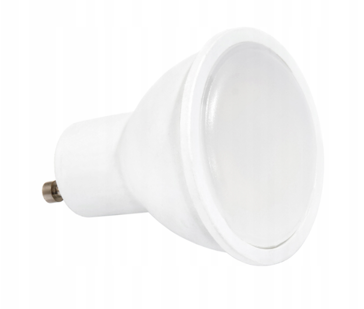 Żarówka LED GU10 8W WW Barwa Ciepła 3000K 720lm Energooszczędna SMD 2835
